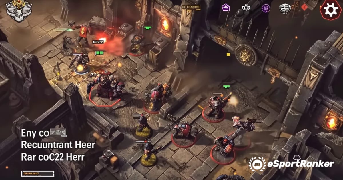 Maksimer dit gameplay med gratis koder i Warhammer 40.000 Tacticus